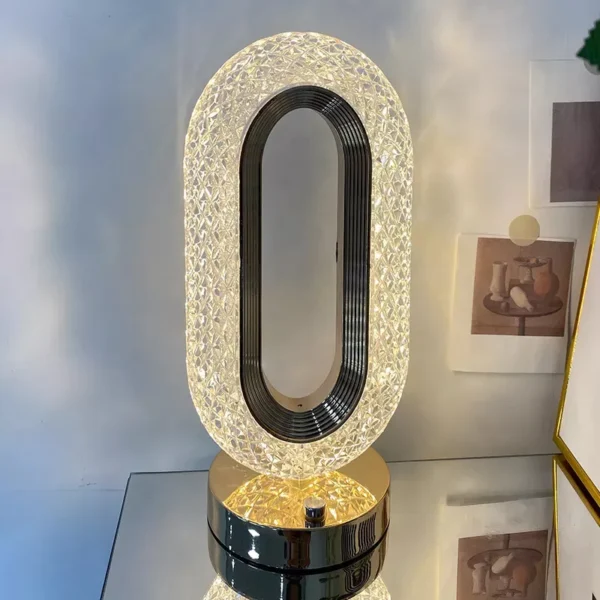 Rechargeable Crystal Table Lamp