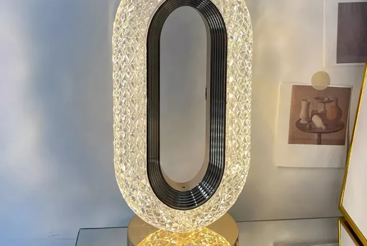 Rechargeable Crystal Table Lamp
