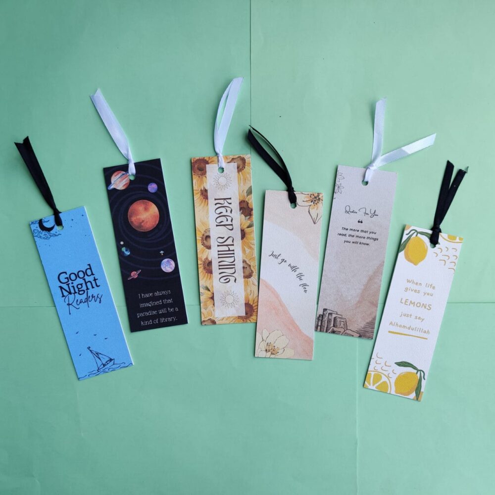 Aesthetic Bookmarks (6 piece set)