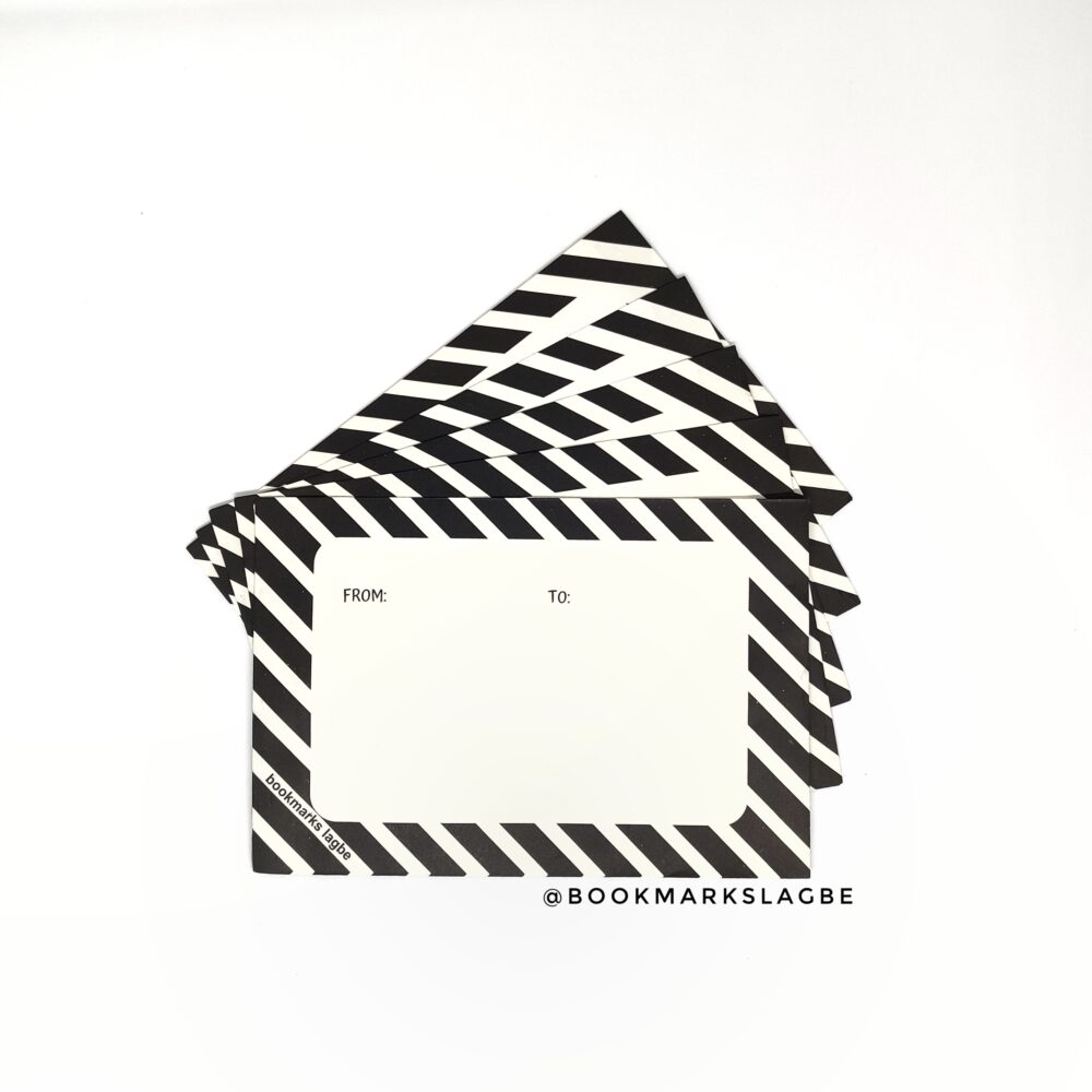 10 Pcs Black & White pattern envelops