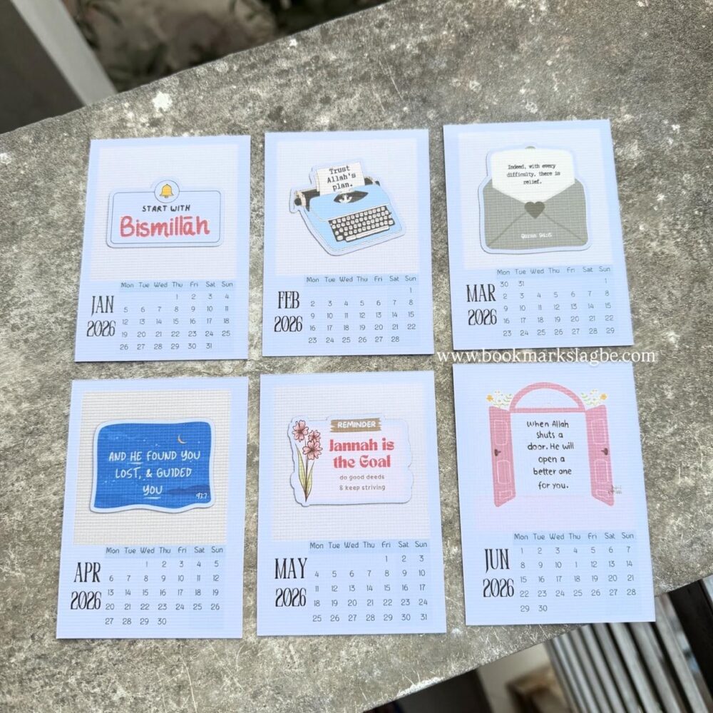 Customised Pocket Calendar (২৫% ডিস্কাউন্ট কোড PC25)