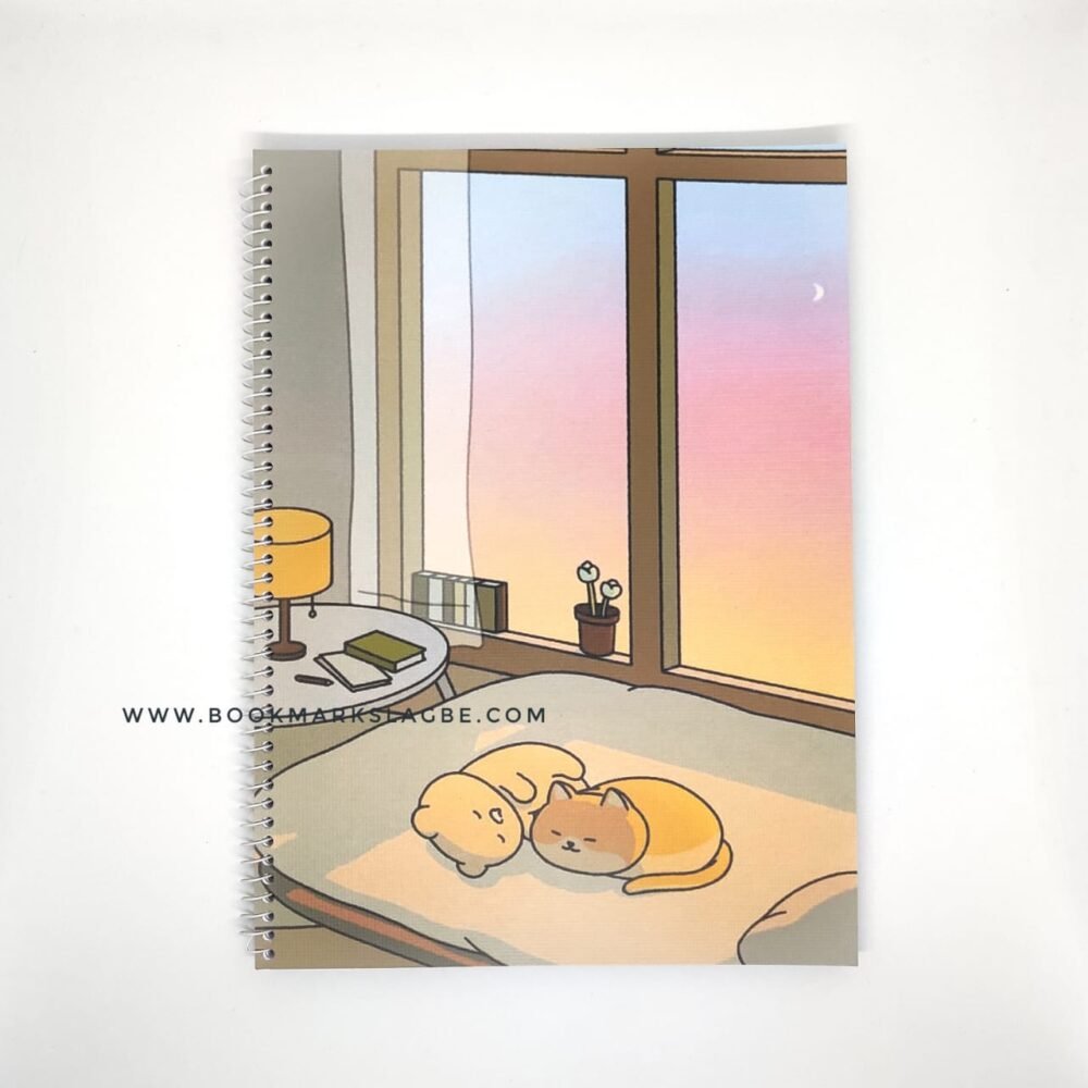 Cute Cat A4 Spiral Notebook (11*8 inch)