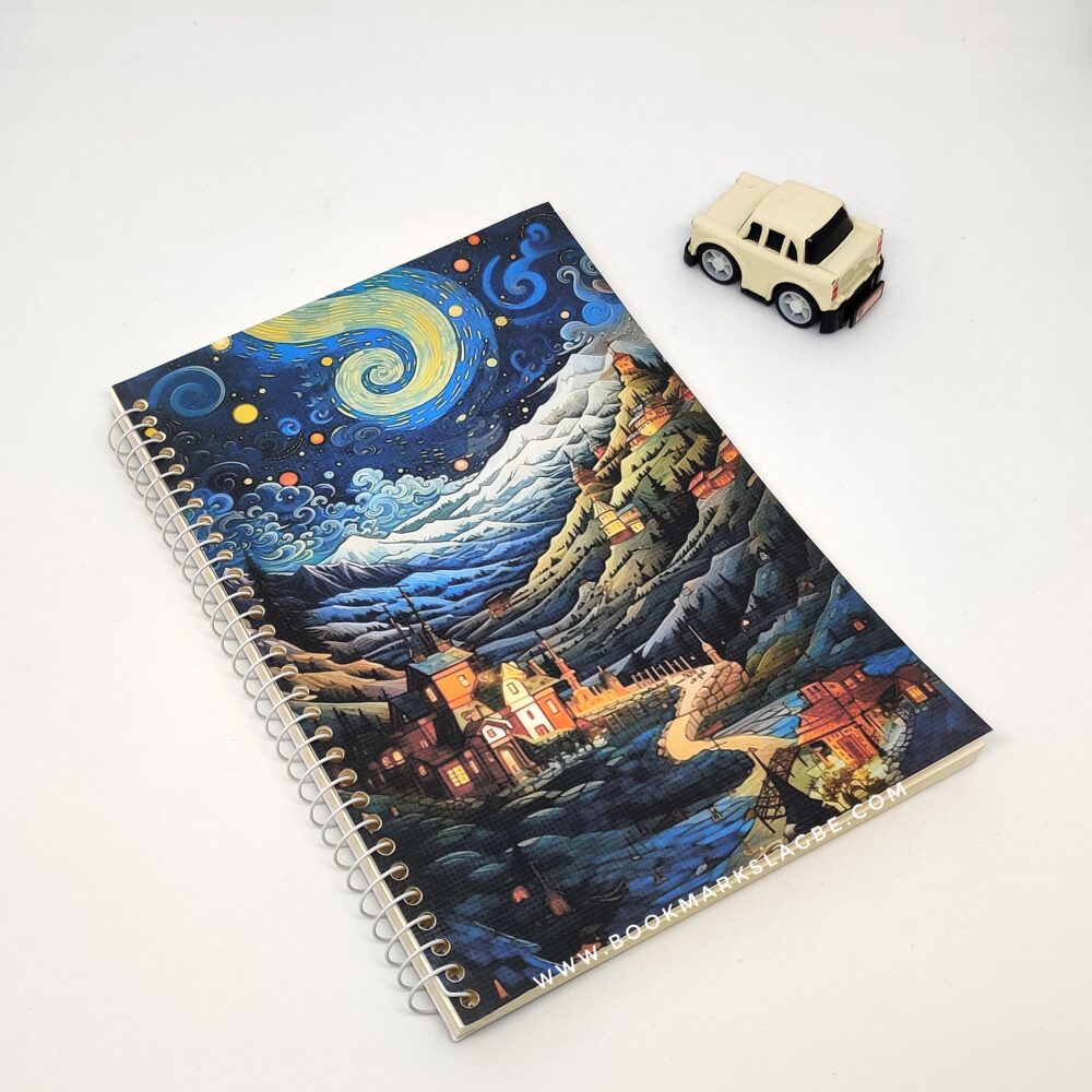 The Starry Night Spiral Notebook