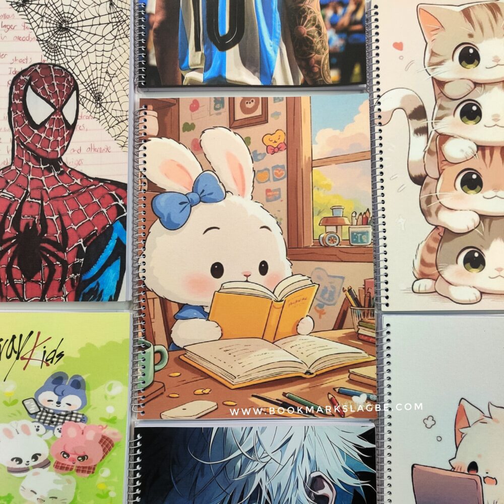 Cute Bunny A4 Spiral Notebook (11*8 inch)