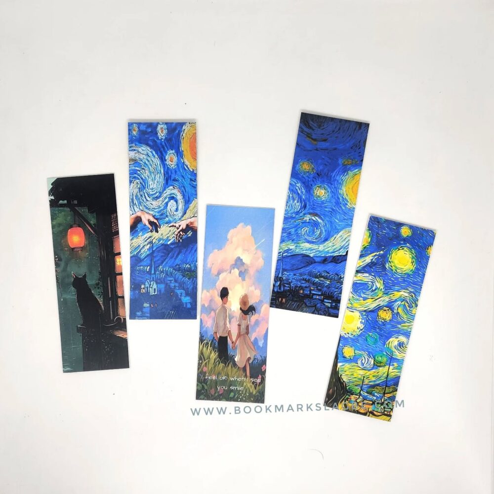 Anime Themed Bookmarks (5 piece set)