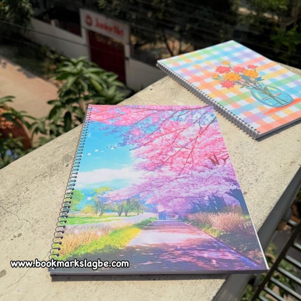 Sakura Flower A4 Spiral Notebook (11*8 inch)