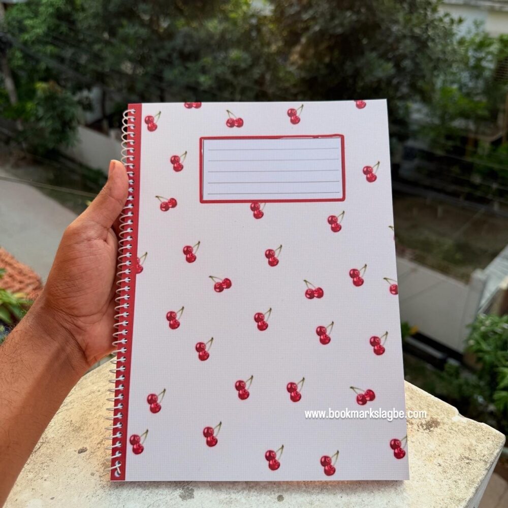 Aesthetic Cherry A4 Spiral Notebook (11*8 inch)