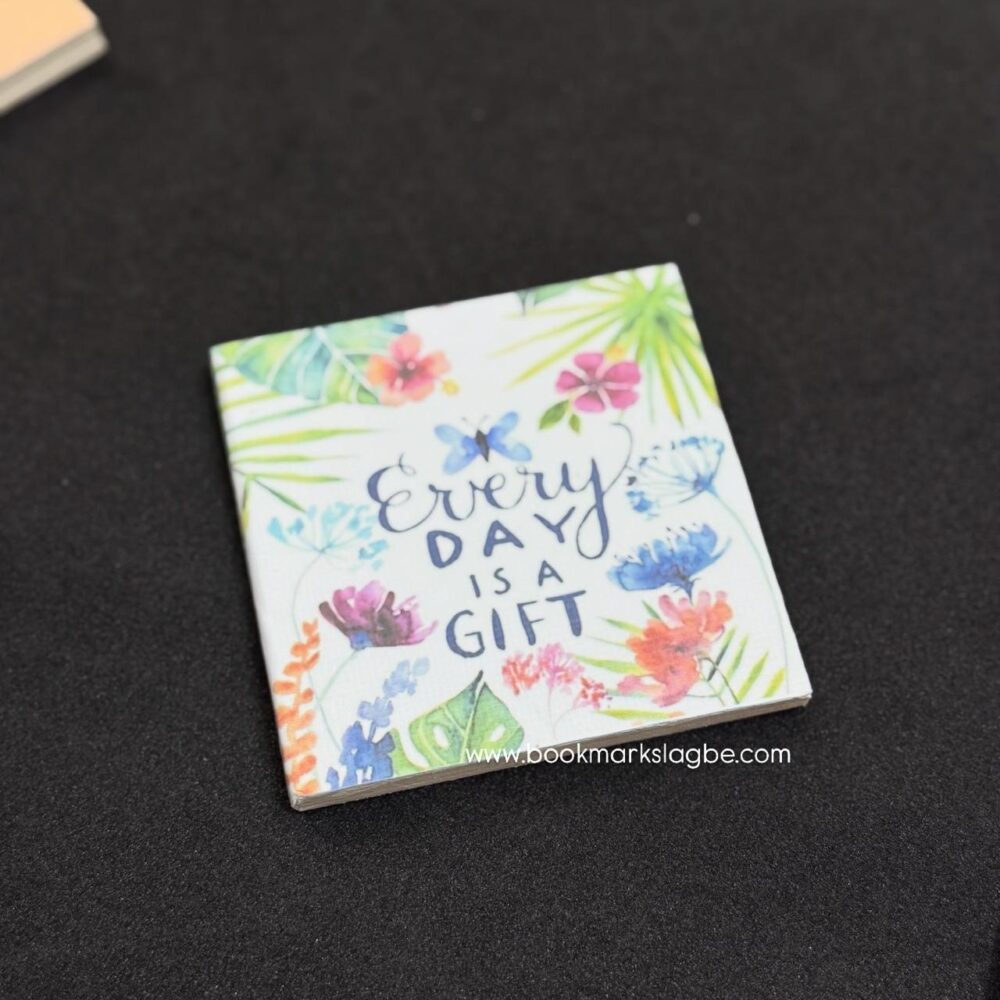 Every Day Is A Gift Themed Canvas Pad