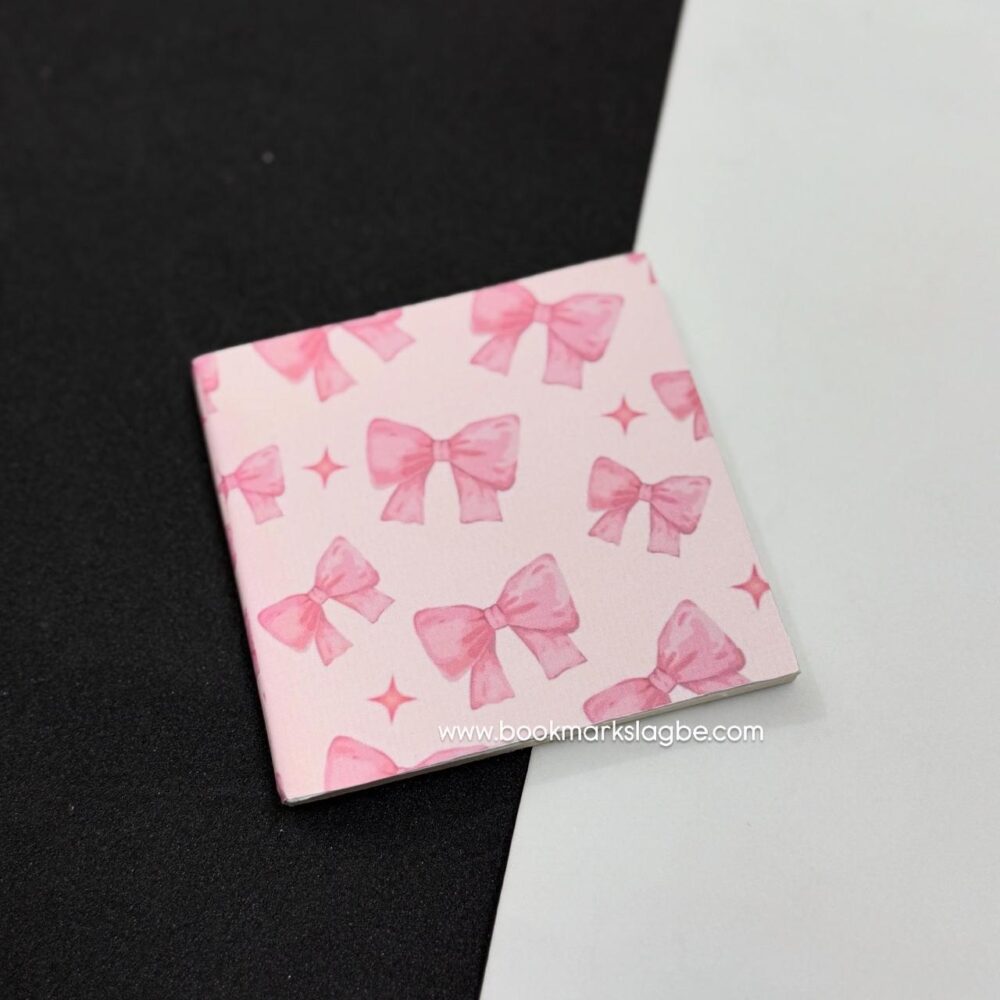 Pink Bow Themed Canvas Pad (Pookie)