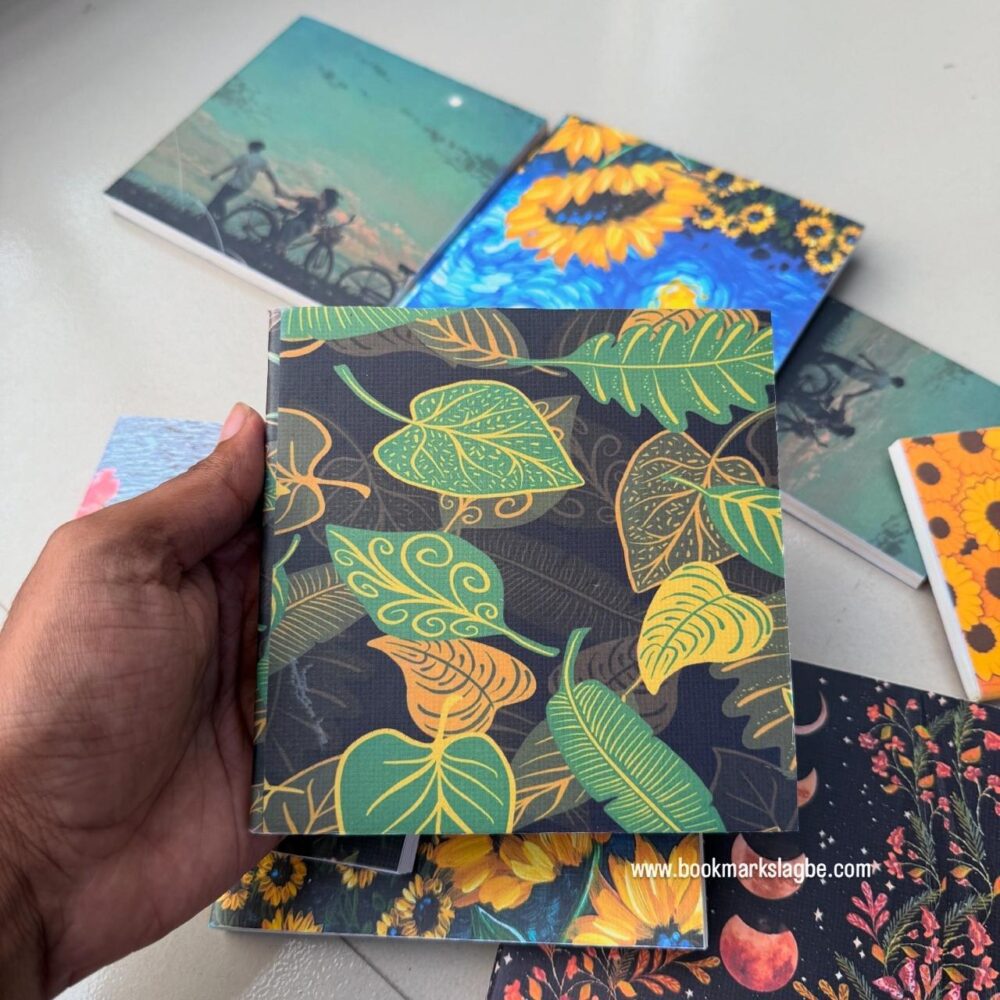 Green Leaves Themed Canvas Pad