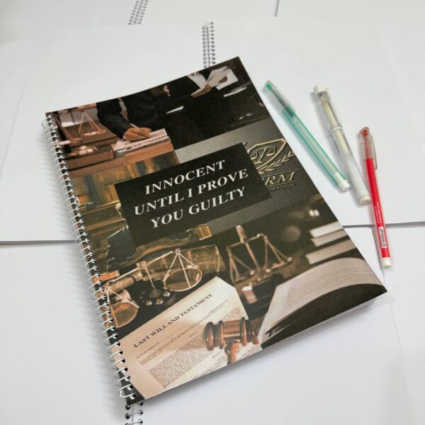 Law Themed A4 Spiral Notebook