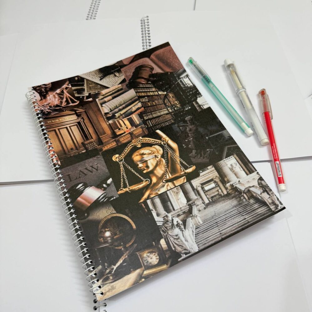 Law Themed A4 Spiral Notebook(11*8 inch)