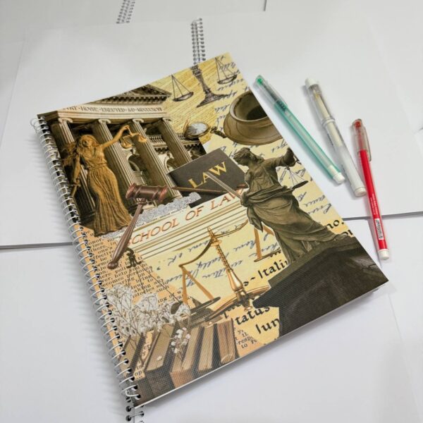 Law Themed A4 Spiral Notebook