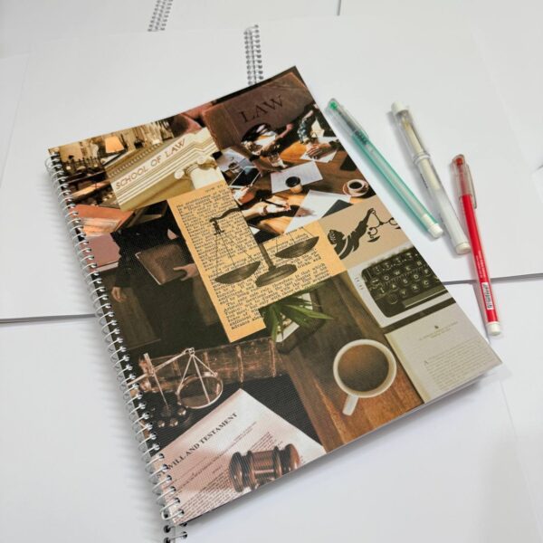 Law Themed A4 Spiral Notebook