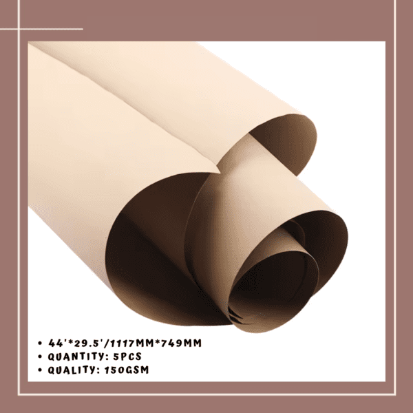 Brown Kraft Paper Gift Wrapping Large (44"*29.5") - 150GSM